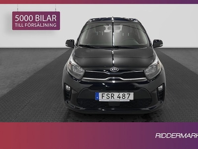 Kia Picanto MPI 84hk Advance Värm Kamera Rattvärme Välservad