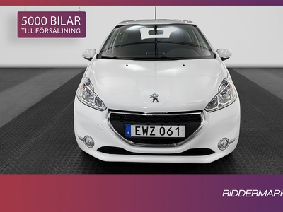 Peugeot 208 5d 1.2 VTi 82hk Farthållare Touchskärm 0.41L/mil