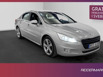 Peugeot 508 2.2 204hk GT Värmare HUD Navi Sensorer Välservad