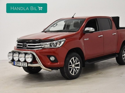 Toyota Hilux2.4 AWD Aut B-kamera Drag Skinn Keyless 2018, Pickup