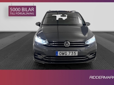 Volkswagen Touran 1.4 TSI 150hk R-Line 7-Sits Pano Värm Drag