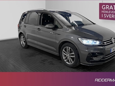 Volkswagen Touran1.4 TSI R-Line 7-Sits Pano Värm Drag 2018, SUV