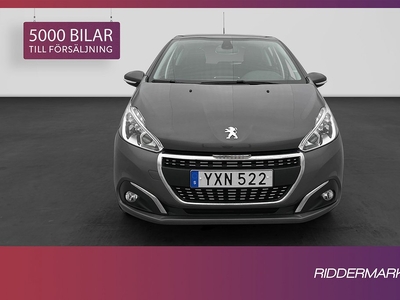 Peugeot 208 VTi 82hk Active Farthållare Välservad 0,45l/mil