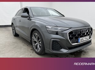 Audi Q8 50 TDI Quattro 286hk S-Line Cockpit Luft Drag MOMS