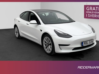 Tesla Model 3 Standard Range Plus 325hk Autopilot Svensksåld