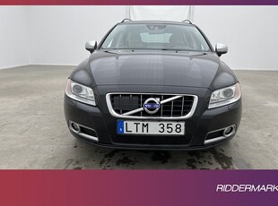 Volvo V70 T5 Summum En-Brukare VOC Skinn Navi BLIS Välservad