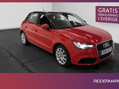 Audi A1 Sportback 1.2 86hk Proline Värmare Välserv 0,51l/mil