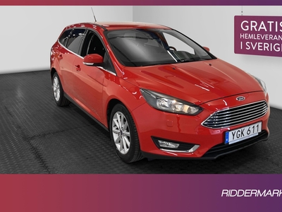 Ford Focus Kombi 1.0 EcoBoost Sensorer Välserv Lågmil Keyles