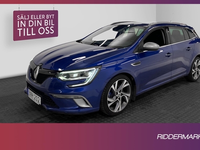 Renault Mégane GT 1.6 205hk BOSE Kamera Carplay Navi Välserv