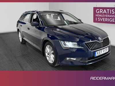 Skoda Superb Kombi 2.0 TDI 4x4 190hk Style Drag Kamera