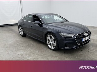 Audi A7Sportback 55 TFSI Q S Line Värm Cockpit 360° Matrix 2019, Sportkupé