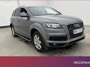 Audi Q7V6 Q S-Line 7-sits Pano BOSE Värm Kamera Dag 2014, SUV