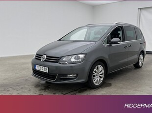 Volkswagen Sharan4M Premium 7-Sits Värm El-Dörrar Kamera 2018, Minibuss