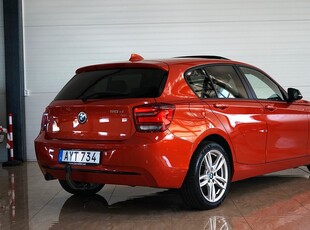 BMW 118 d 5-dörrars Steptronic Sport line Navi Taklucka Drag