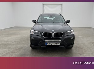 BMW X3 xDrive20d 184hk Värmare Sensorer Keyless Drag