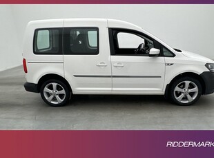 Volkswagen Caddy Life 2.0TDI Värmare PDC 5-Sits Moms LÅGMIL