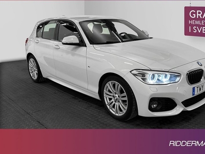 BMW 118i M Sport Sensorer Låg Skatt Välservad 2017, Halvkombi