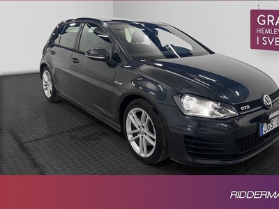 Volkswagen GolfGTD 2.0 TDI M-Värmare P-sensorer Extraljus 2014, Halvkombi