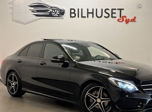 Mercedes C220Benz C 220 d AMG Panorama Läder NightP Bkamer 2017, Sedan