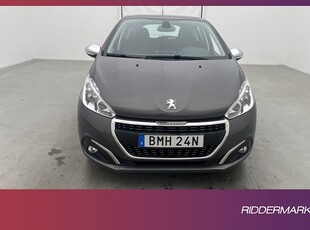 Peugeot 208 1.2 VTi 83hk Navi Sensorer Farthållare 0,48l/Mil