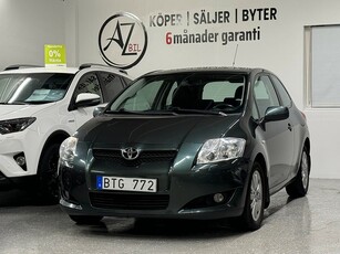 Toyota Auris 3-dörrar 1.6 Dual VVT-i 124hk Keyless nybes S&V