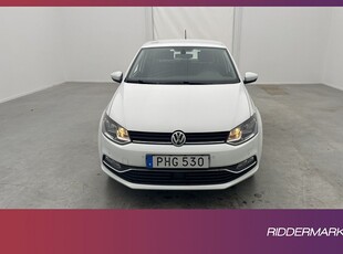 Volkswagen Polo 1.2 TSI 90hk Sensorer Farthållare Bluetooth