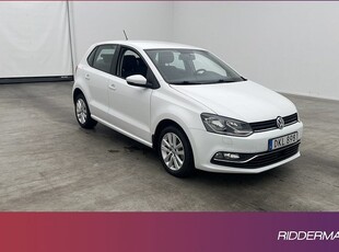 Volkswagen Polo1.2 Lågamil -Skatt 0,47l mil 2015, Halvkombi