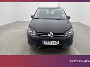 Volkswagen Sharan TDI 140hk Masters En-Bruk 7-Sits Pano Drag