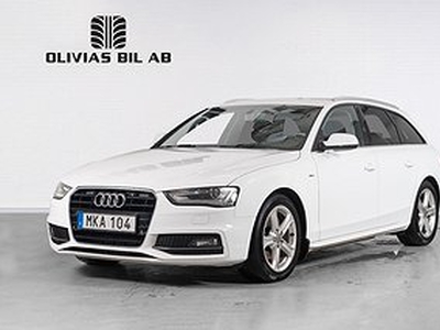 Audi A4 Avant 2.0 TDI S-line 150hk Nyservad I Drag I Värmare