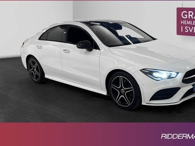 Mercedes CLA220Benz CLA 220 Coupé AMG Wide Pano Burm Kamera 2020, Sportkupé