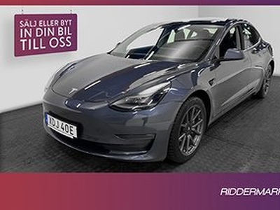 Tesla Model 3 Long Range AWD 440hk Pano Kamera Skinn Sv.Såld