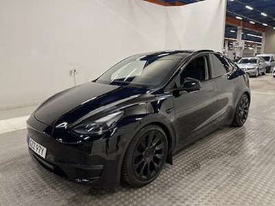 Tesla Model Y Long Range AWD 345hk Autopilot Drag Sv.Såld