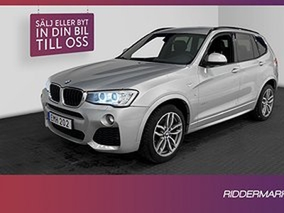 BMW X3 xDrive20d 190hk M Sport P-sensorer Navi Drag 0,5L/mil