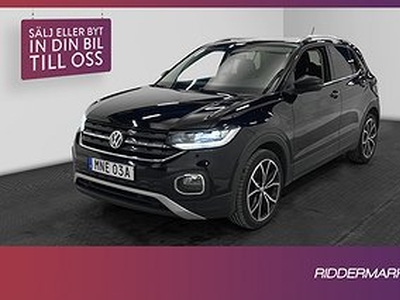 Volkswagen T-CROSS GT TSI 115hk Komfort Sensorer Halvskinn