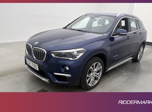 BMW X1 sDrive18d 150hk xLine Skinn Sensorer Drag