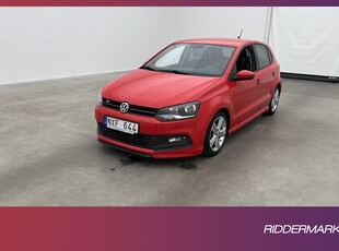 Volkswagen Polo 1.2 TSI 90hk R-Line Sensorer Farthållare