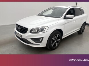 Volvo XC60 D4 AWD R-Design VOC D-Värm Pano Sensorer GPS BLIS