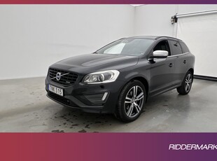 Volvo XC60 Polestar D4 AWD R-Design VOC Pano Värm Navi Skinn