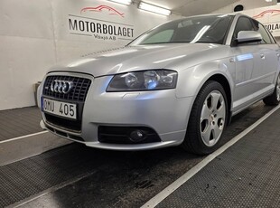 Audi A3Quattro Man S Line 2007 A-Traktor , Halvkombi