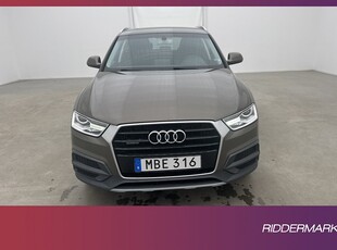 Audi Q3 2.0 TDI Q 150hk Sport Edition Sensorer Halvskinn