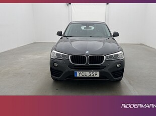 BMW X4 xDrive20d 190hk M-Ratt B-Kamera Navi HiFi Rattvärme