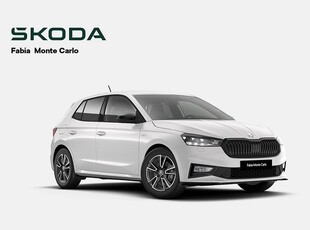 Skoda FabiaMONTE CARLO 1,0 TSI 7 VXL DSG 2025, Halvkombi