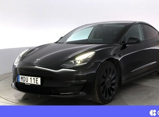 Tesla Model 3Performance AWD Refresh EAP Pano V-Hjul 2022, Halvkombi