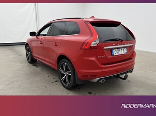 Volvo XC60 D4 190hk AWD R-Design Värm Pano Kamera VOC Drag