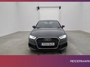 Audi A3 Sportback TFSI 150hk S-Line Cockpit Navi Halvskinn