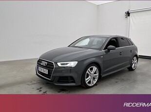 Audi A3Sportback TFSI S-Line Cockpit Navi Halvskinn 2018, Halvkombi