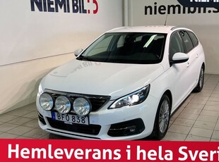 Peugeot 308SW 1.2 Aut Allure Extraljus MoK Psens SoV 2019, Halvkombi