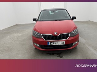 Skoda Fabia 1.2 TSI 90hk Style Värmare Sensorer Keyless