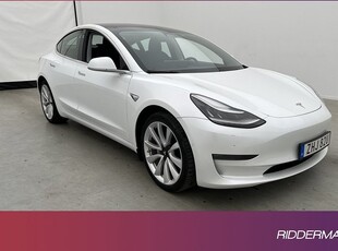 Tesla Model 3Long Range AWD Pano Kamera En-bruk Sv.Såld 2019, Halvkombi