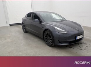 Tesla Model 3Performance AWD En-brukare Sv.Såld 2021, Halvkombi